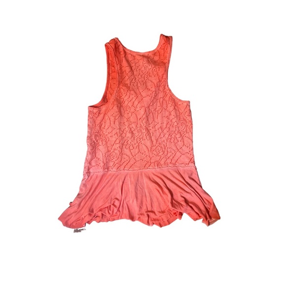 Free People Medium Sleeveless Lace Hombre Cotton top - Picture 4 of 7